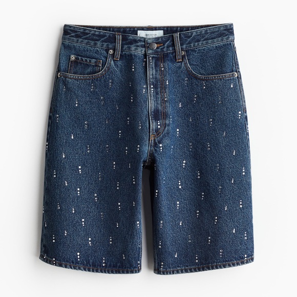 HM Studio Rhinestone Shorts - Picture 1 of 5